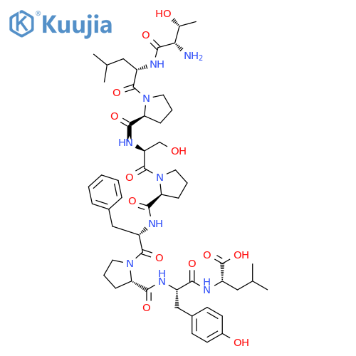 L-Leucine,L-threonyl-L-leucyl-L-prolyl-L-seryl-L-prolyl-L-phenylalanyl-L-prolyl-L-tyrosyl- structure