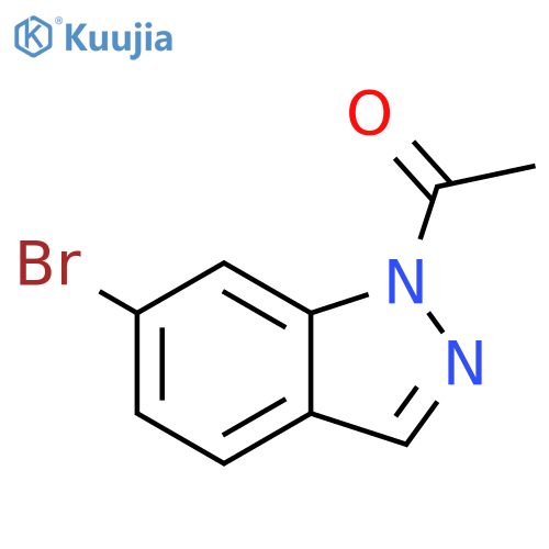 1H-Indazole, 1-acetyl-6-bromo- structure