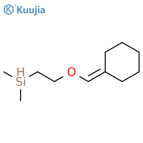 SILANE, (CYCLOHEXYLIDENEMETHOXY)ETHYLDIMETHYL- structure