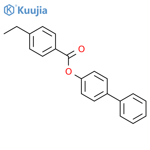 BENZOIC ACID, 4-ETHYL-, [1,1'-BIPHENYL]-4-YL ESTER structure
