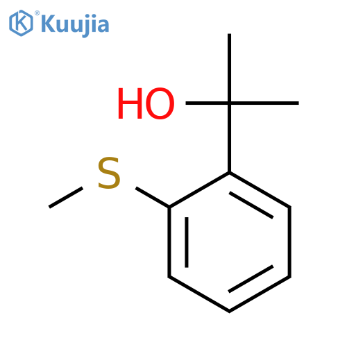 2-2-(methylsulfanyl)phenylpropan-2-ol structure