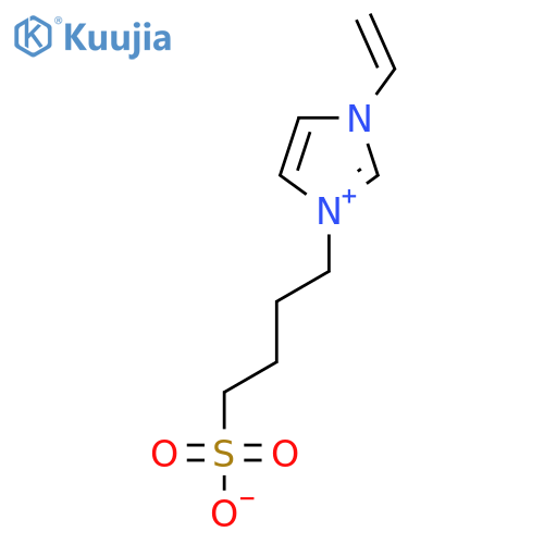 4-(1-Vinyl-1h-imidazol-3-ium-3-yl)butane-1-sulfonate structure
