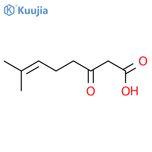 6-Octenoic acid, 7-methyl-3-oxo- structure