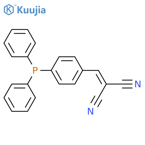 PROPANEDINITRILE, [[4-(DIPHENYLPHOSPHINO)PHENYL]METHYLENE]- structure