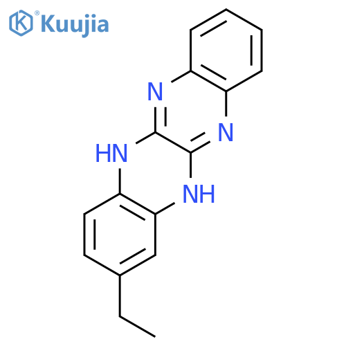 QUINOXALINO[2,3-B]QUINOXALINE, 2-ETHYL-5,12-DIHYDRO- structure