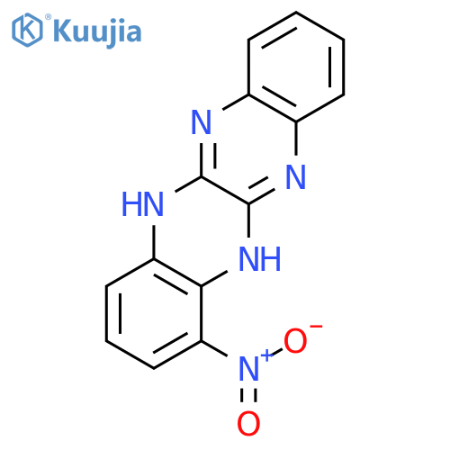 QUINOXALINO[2,3-B]QUINOXALINE, 5,12-DIHYDRO-1-NITRO- structure