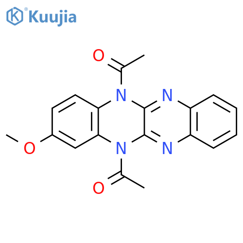 Quinoxalino[2,3-b]quinoxaline, 5,12-diacetyl-5,12-dihydro-2-methoxy- structure