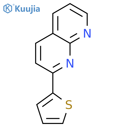 1,8-Naphthyridine, 2-(2-thienyl)- structure
