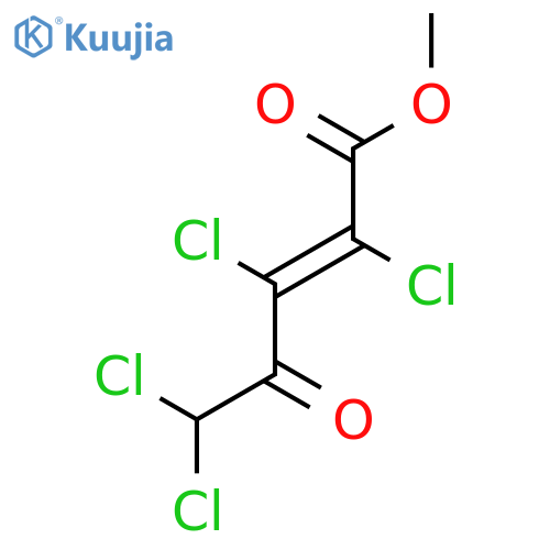 2-Pentenoic acid, 2,3,5,5-tetrachloro-4-oxo-, methyl ester structure