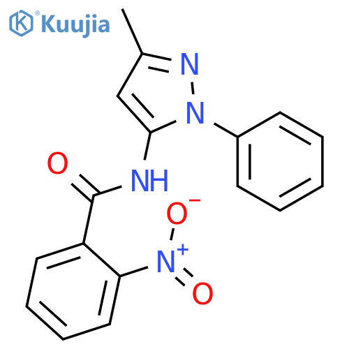 Benzamide, N-(3-methyl-1-phenyl-1H-pyrazol-5-yl)-2-nitro- structure