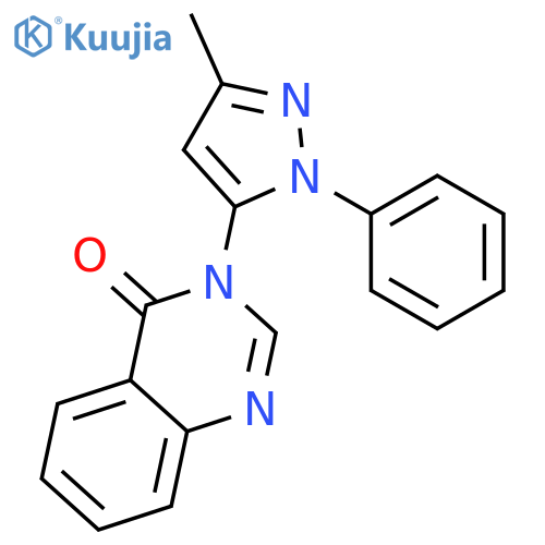4(3H)-Quinazolinone,3-(3-methyl-1-phenyl-1H-pyrazol-5-yl)- structure