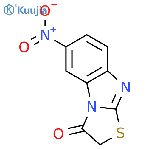 THIAZOLO[3,2-A]BENZIMIDAZOL-3(2H)-ONE, 6-NITRO- structure