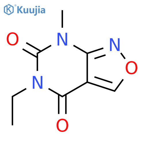 ISOXAZOLO[3,4-D]PYRIMIDINE-4,6(5H,7H)-DIONE, 5-ETHYL-7-METHYL- structure