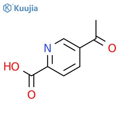 5-acetylpyridine-2-carboxylic acid structure