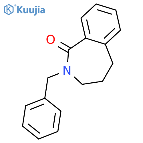 1H-2-Benzazepin-1-one, 2,3,4,5-tetrahydro-2-(phenylmethyl)- structure