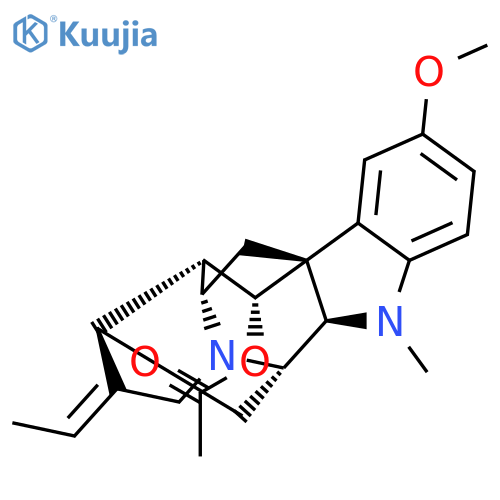 (17R,19E)-17-acetoxy-10-methoxy-ajmal-19-ene structure