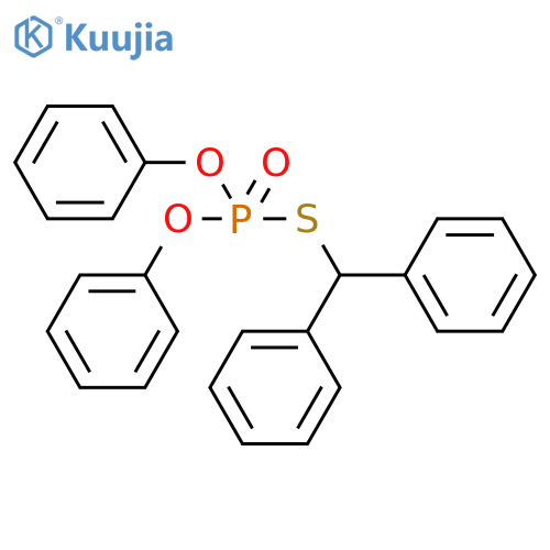 PHOSPHOROTHIOIC ACID, S-(DIPHENYLMETHYL) O,O-DIPHENYL ESTER structure