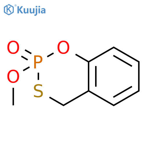 4H-1,3,2-Benzoxathiaphosphorin, 2-methoxy-, 2-oxide structure