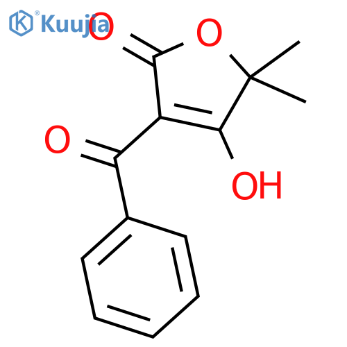 2(5H)-Furanone, 3-benzoyl-4-hydroxy-5,5-dimethyl- structure