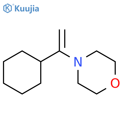 Morpholine, 4-(1-cyclohexylethenyl)- structure