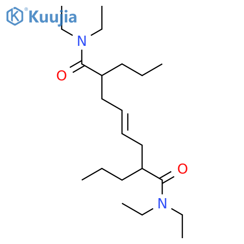 4-OCTENEDIAMIDE, N,N,N',N'-TETRAETHYL-2,7-DIPROPYL- structure