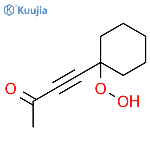 3-BUTYN-2-ONE, 4-(1-HYDROPEROXYCYCLOHEXYL)- structure