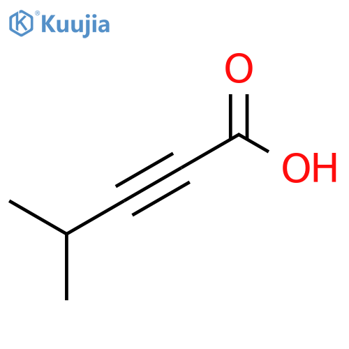 4-methylpent-2-ynoic acid structure