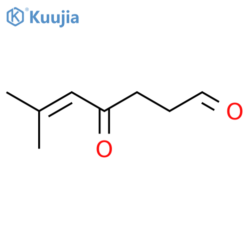 6-Methyl-4-oxohept-5-enal structure