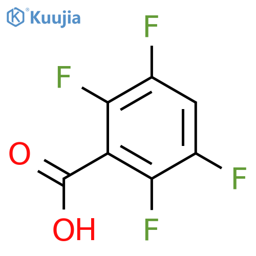 2,3,5,6-Tetrafluorobenzoic acid structure