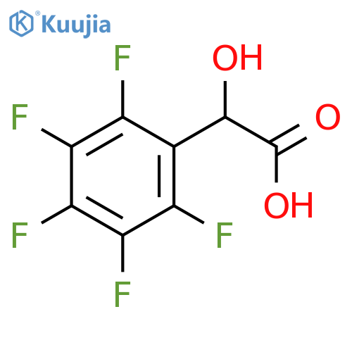 2-hydroxy-2-(pentafluorophenyl)acetic acid structure