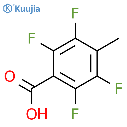 2,3,5,6-Tetrafluoro-4-methylbenzoic acid structure