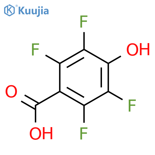 2,3,5,6-Tetrafluoro-4-hydroxybenzoic Acid structure
