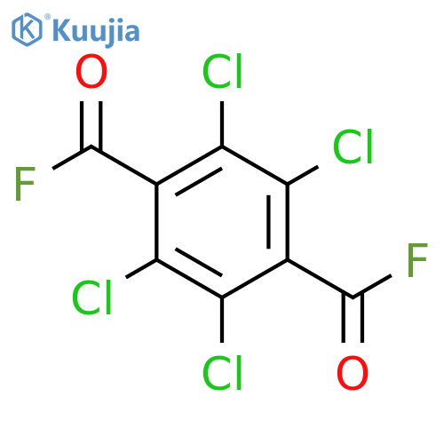 1,4-Benzenedicarbonyl difluoride, 2,3,5,6-tetrachloro- structure