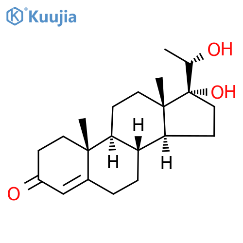 4-Pregnen-17a, 20a-diol-3-one structure