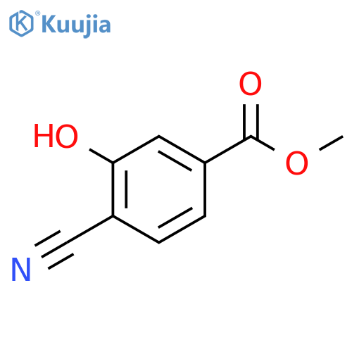 methyl 4-cyano-3-hydroxybenzoate structure