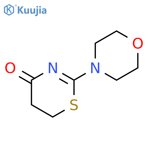 4H-1,3-THIAZIN-4-ONE, 5,6-DIHYDRO-2-(4-MORPHOLINYL)- structure