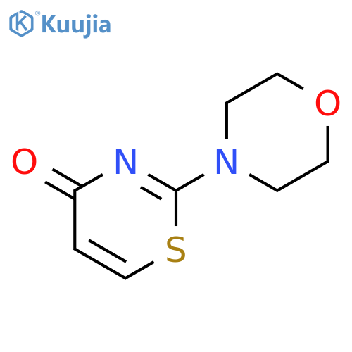 4H-1,3-Thiazin-4-one, 2-(4-morpholinyl)- structure