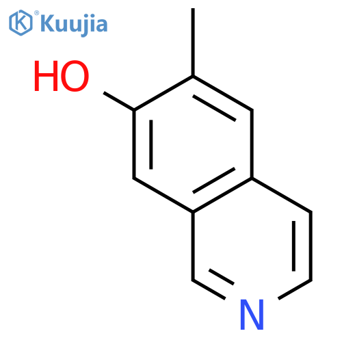 7-ISOQUINOLINOL, 6-METHYL- structure