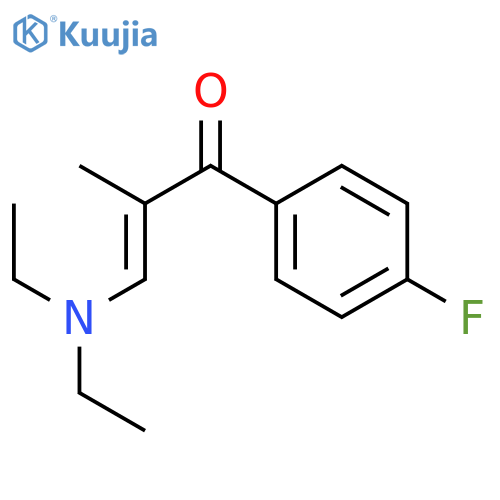 2-Propen-1-one,3-(diethylamino)-1-(4-fluorophenyl)-2-methyl- structure