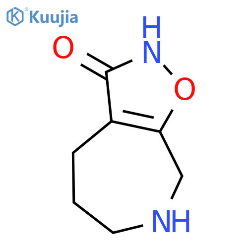 2H,3H,4H,5H,6H,7H,8H-1,2oxazolo5,4-cazepin-3-one structure