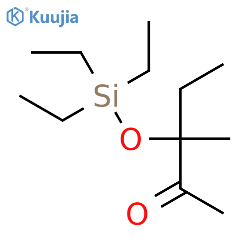 2-Pentanone, 3-methyl-3-[(triethylsilyl)oxy]- structure
