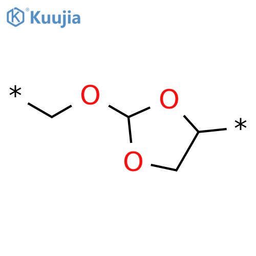 Poly(1,3-dioxolane-4,2-diyloxymethylene) structure