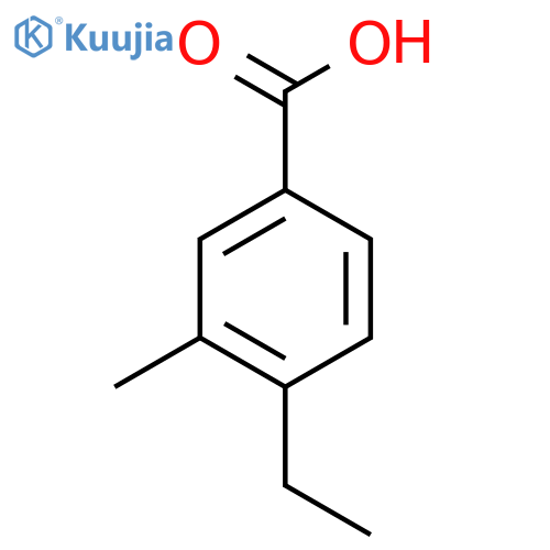 4-Ethyl-3-methylbenzoic acid structure