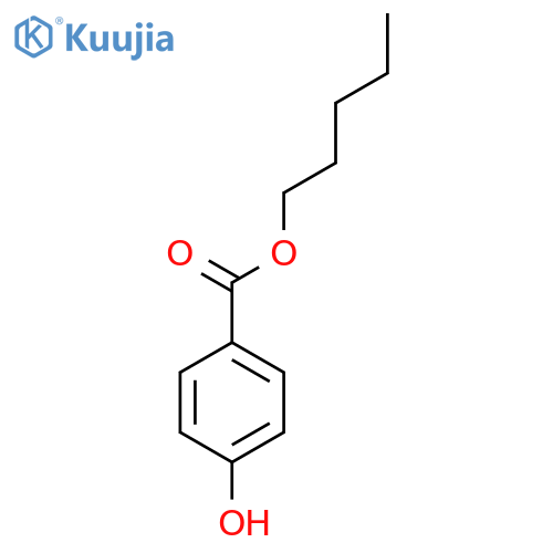 Pentyl Paraben structure