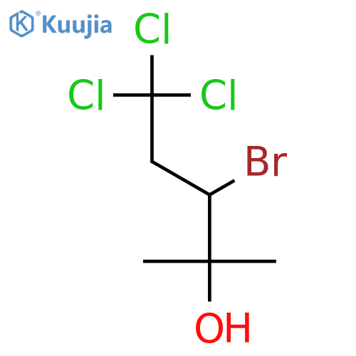 2-Pentanol, 3-bromo-5,5,5-trichloro-2-methyl- structure