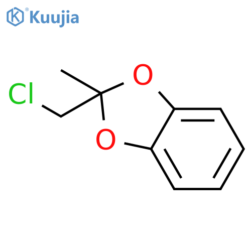 1,3-Benzodioxole, 2-(chloromethyl)-2-methyl- structure