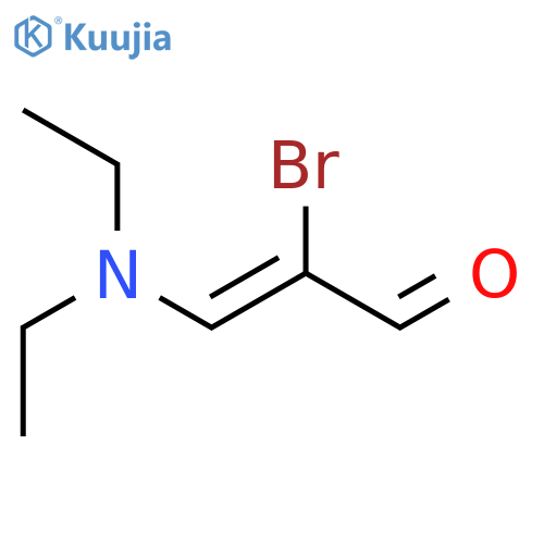2-PROPENAL, 2-BROMO-3-(DIETHYLAMINO)- structure
