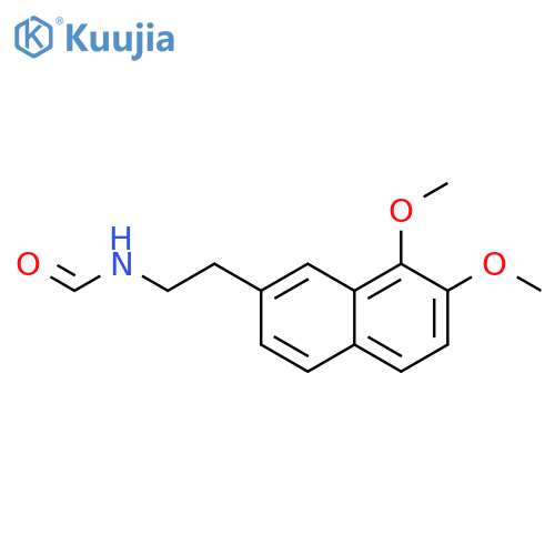 Formamide, N-[2-(7,8-dimethoxy-2-naphthalenyl)ethyl]- structure