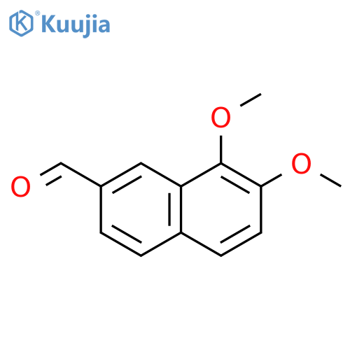 7,8-dimethoxynaphthalene-2-carbaldehyde structure