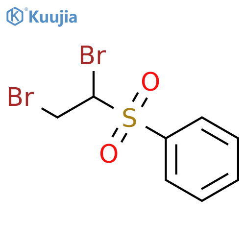 (1,2-Dibromoethanesulfonyl)benzene structure